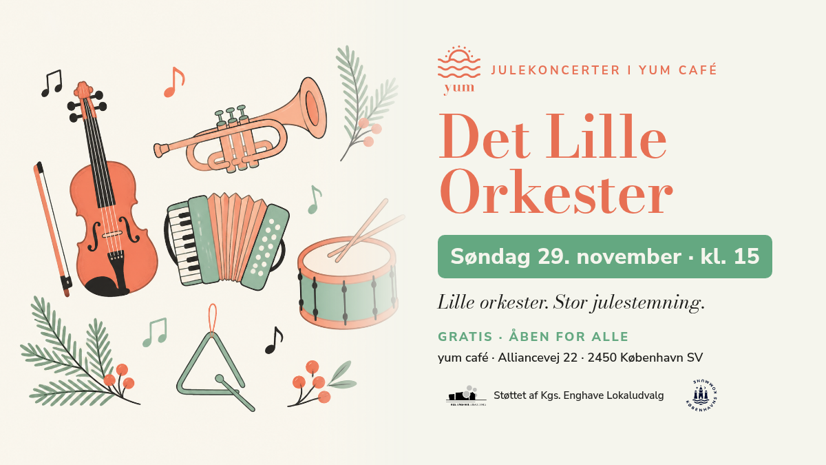 Julekoncert i yum café: Det Lille Orkester